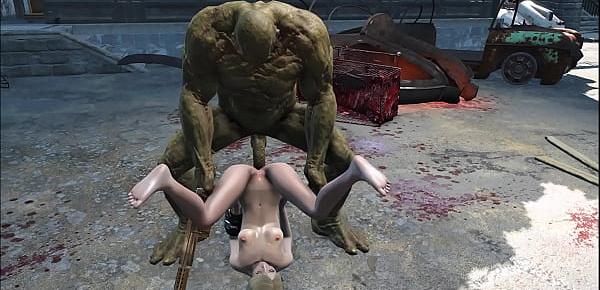  Fallout 4 Katsu sex adventure chap.7 Supermutant anal